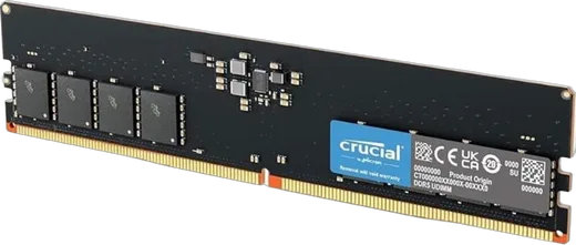 Crucial CT16G56C46U5T (1x16Go DDR5 5600Mhz CL46) Tray