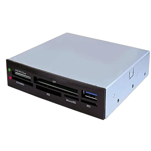 Connectland Lecteur Multicartes + USB3.0 en façade 3.5'' — vue 1