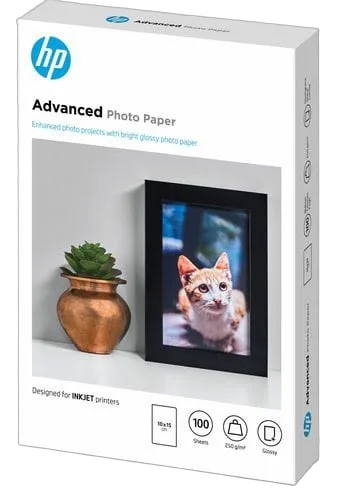 HP Paper Photo/Adv Glossy 10x15 bdl 100s