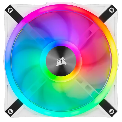 Corsair Kit x2 iCUE QL140 RGB Blanc 140mm - CO-9050106-WW