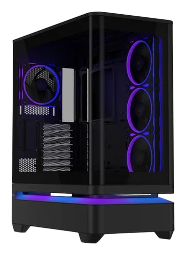 Asus Prime AP304 ARGB Noir - MT/Sans Alim/ATX, vue 1
