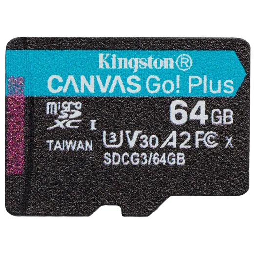 Kingston Canvas Go! Plus SDCG3/64GB