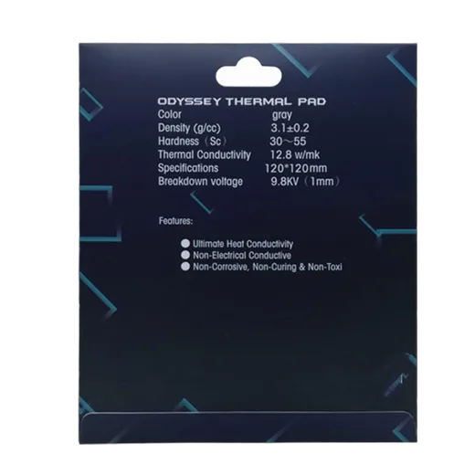 Compatible Pad Thermique 12,8 W/MK - 120x120x3mm