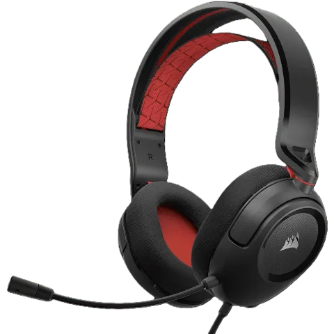 Corsair HS35 V2 - Filaire - Rouge — vue 1