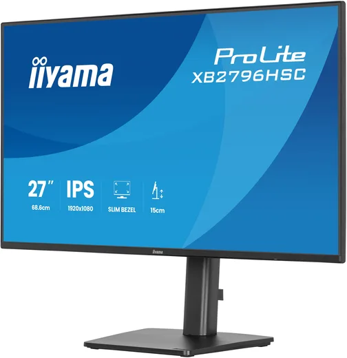 Iiyama Prolite XB2796HSC-B1 - 27" FHD 144Hz IPS Pivot USB-C PD 65W