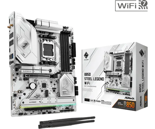 ASRock B850 STEEL LEGEND WIFI, vue 1