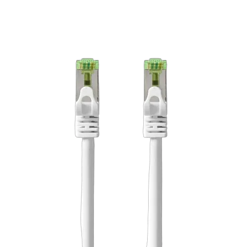 Câble RJ45 CAT7 S/FTP mâle/mâle - 2m - Blanc