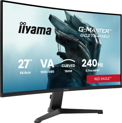 Iiyama G-Master GC2784HSU-B1 - 27" CURVE FHD 240Hz VA 0,7ms HDR10 FreeSync Premium