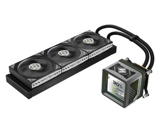 ASRock STEEL LEGEND DARK 360 LCD - 360mm - Noir — vue 5
