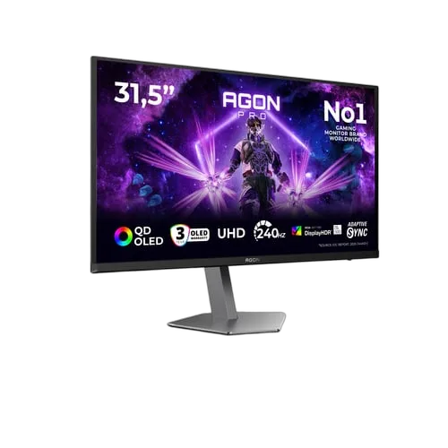 AOC AGON Pro AG326UZD2 - 31.5" OLED 4K 240Hz 0,03ms Pivot Adaptive Sync
