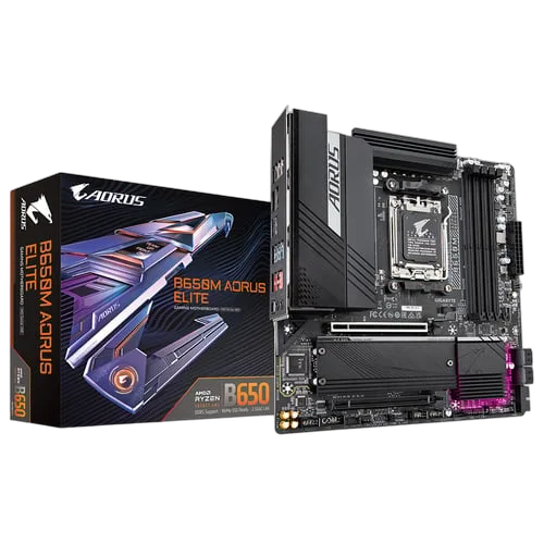 Gigabyte B650M AORUS ELITE — vue 1