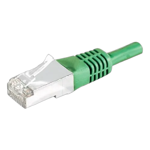 RJ45 Vert Cat.6 S/FTP - 5m — vue 1