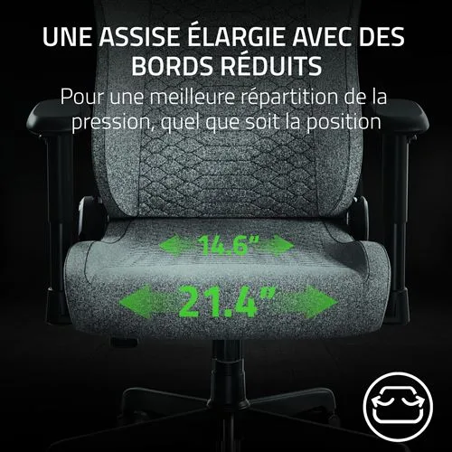 Razer Iskur V2 NewGen - Light Gray