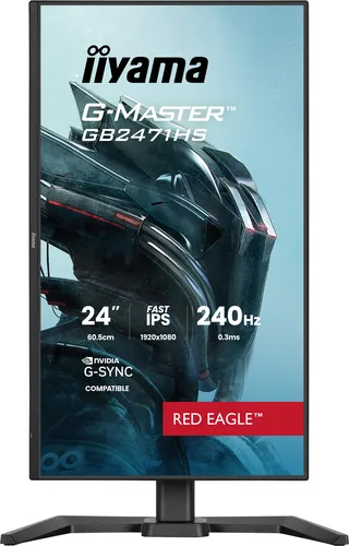 Iiyama G-Master GB2471HS-B1 - 23.8" FHD 240Hz Fast IPS 0.3ms G-Sync Adaptive Sync