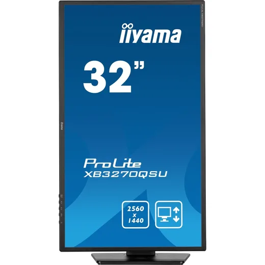 Iiyama PROLITE XB3270QSU-B1 - 31.5" QHD 100Hz IPS 3ms Pied réglable
