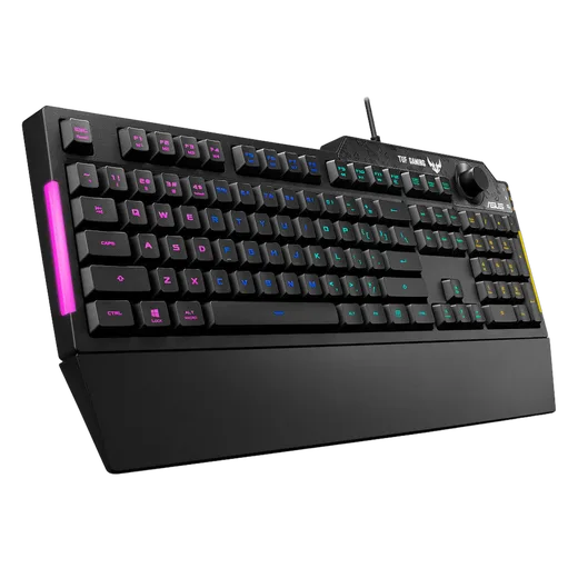Asus TUF K1 - Membrane - Filaire - RGB - Noir