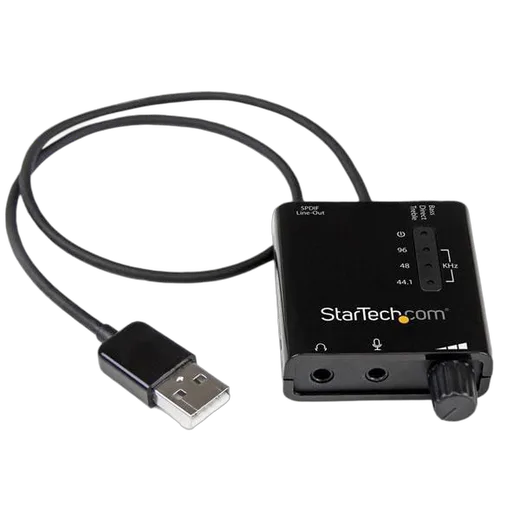 StarTech USB avec Numérique SPDIF + Micro - ICUSBAUDIO2D — vue 1
