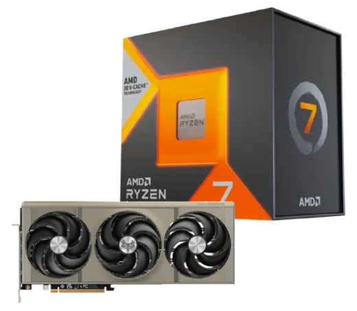R7 7800X3D + Nitro+ Radeon RX9070 XT GAMING OC 16G
