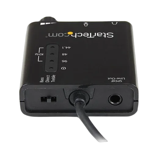 StarTech USB avec Numérique SPDIF + Micro - ICUSBAUDIO2D — vue 3