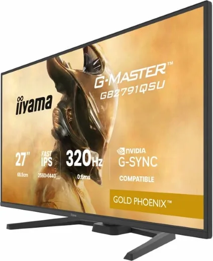Iiyama GB2791QSU-B1 - 27" QHD 320Hz Fast IPS 0.6ms Pivot G-Sync