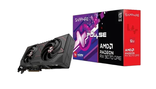 Sapphire Pulse AMD RX 9070 GRE OC 12Go — vue 1