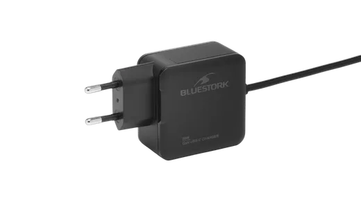 Chargeur GaN/Power D USB-C 65W - 1,5m - Noir