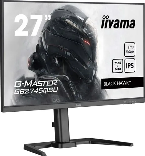 Iiyama G-Master Black Hawk GB2745QSU-B2 - 27" WQHD 100Hz IPS 1ms Pivot Adaptive Sync