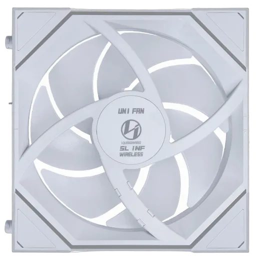 Lian-Li UNI FAN SL-INF Sans fil ARGB PWM Reverse Blade 120mm- Blanc