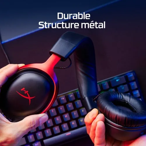 HyperX Cloud III - Filaire - Rouge — vue 4