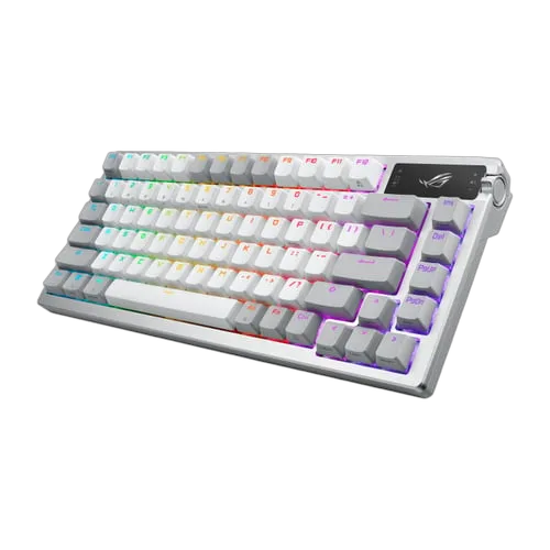 Asus ROG Azoth 75% - Mécanique - Sans-Fil - RGB - Blanc