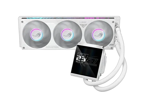 Asus ROG Strix LC IV 360 ARGB LCD - 360mm - Blanc