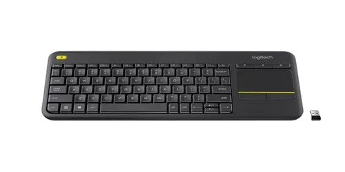 Logitech K400 Plus - Membrane - Sans-Fil - Noir - QWERTY, vue 2