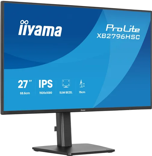 Iiyama Prolite XB2796HSC-B1 - 27" FHD 144Hz IPS Pivot USB-C PD 65W
