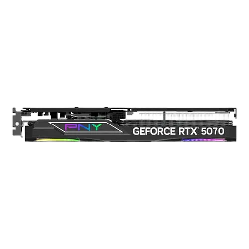 PNY GeForce RTX 5070 12GB ARGB Overclocked Triple Fan DLSS 4 — vue 8