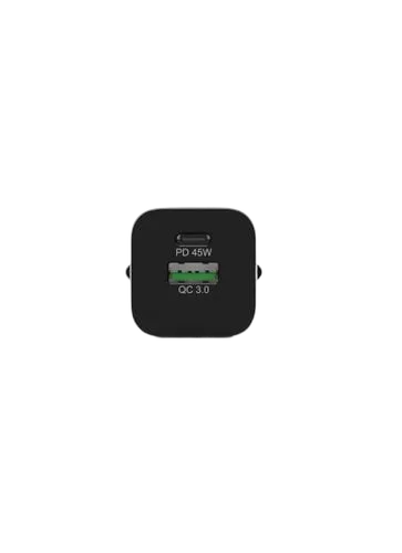 Port Chargeur mural GaN 45W - 2 ports + Câble USB-C 2m