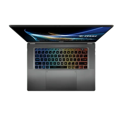 MSI Prestige N16 Flip AI+ C1XMT-001FRY - 16" OLED 4K+ Tactile Spark N1x Blackwell RTX 128Go 2To W11P — vue 11