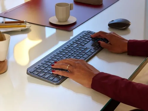 Logitech MX Keys for Business - Membrane - Sans-Fil - Graphite — vue 13
