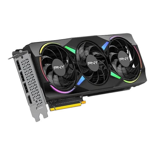 PNY GeForce RTX 5070 12GB ARGB Overclocked Triple Fan DLSS 4 — vue 4