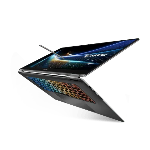 MSI Prestige N16 Flip AI+ C1XMT-002FRY - 16" OLED 2.8K Tactile RTX Spark N1x 64Go 1To W11P — vue 16