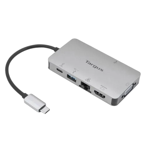 Targus USB-C pour un seul écran 4K HDMI/VGA avec Power Delivery 100 W et fonction pass-through