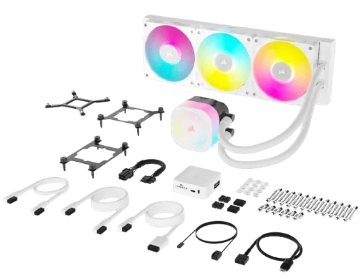 Corsair iiCUE LINK TITAN 360 RX RGB Blanc AIO/360mm — vue 8