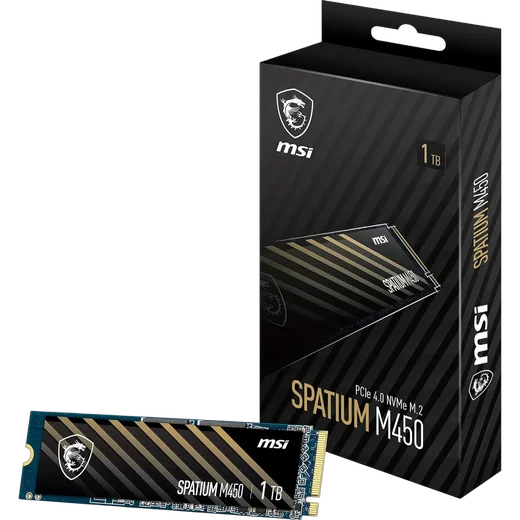 MSI 1To M.2 NVMe Gen4 - SPATIUM M450 V1