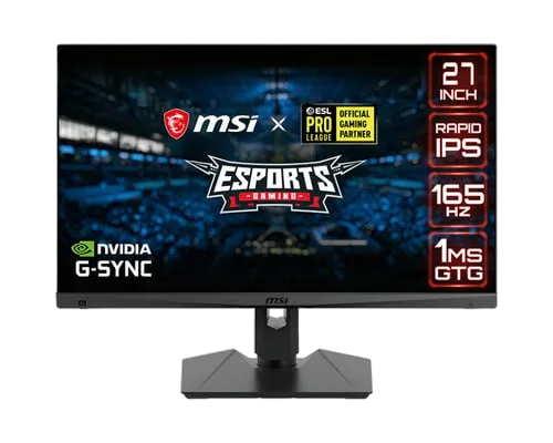 MSI Optix MAG274QRF-QD - 27" QHD IPS Quantum-Dot 165Hz-Seconde Vie — vue 1