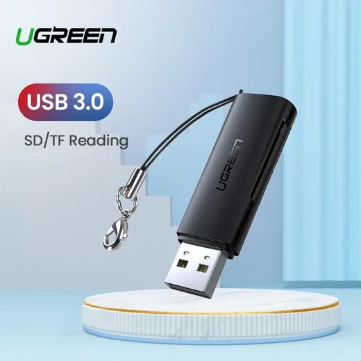 UGREEN USB 3.0 - Lecteur SD et MicroSD - 512Go - Noir — vue 1