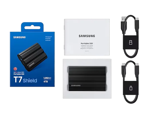 Samsung T7 SHIELD 4To Black — vue 12