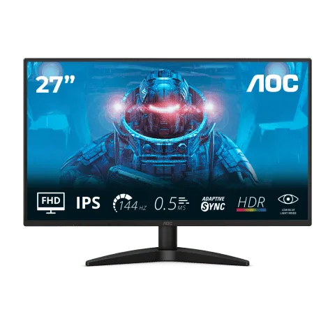 AOC 27B36X - 27" FHD 144Hz IPS 0.5ms HDR Adaptive Sync — vue 1