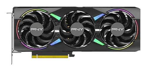 PNY RTX 5070Ti 16GB ARGB Overclocked Triple Fan — vue 2