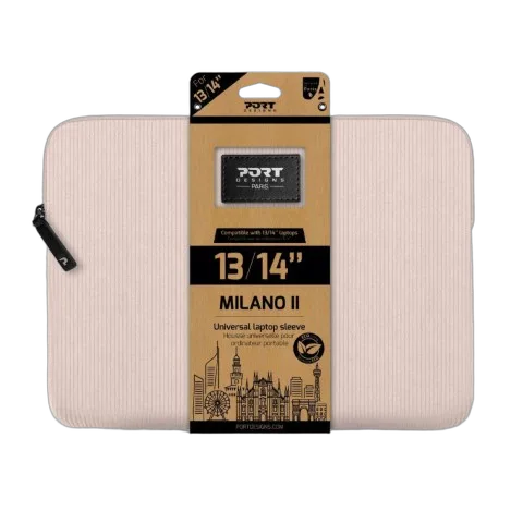 Port Housse Milano II Eco Sleeve - 13/14" - Rose