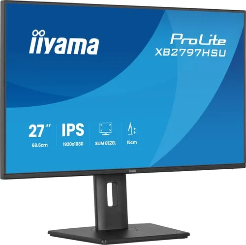 Iiyama Prolite XB2797HSU-B1 - 27" FHD 120Hz IPS 4ms Pivot Adaptive Sync