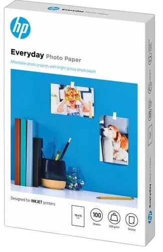 HP Paper/Everyday Glossy Photo 100 10x15
